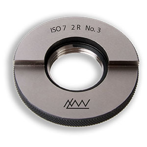 gauge no. 3 - cylindrical thread ring gauge with thread profile with full flanks