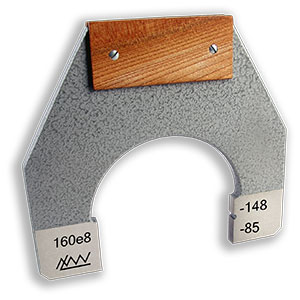 limit gap gauge made in steel plate